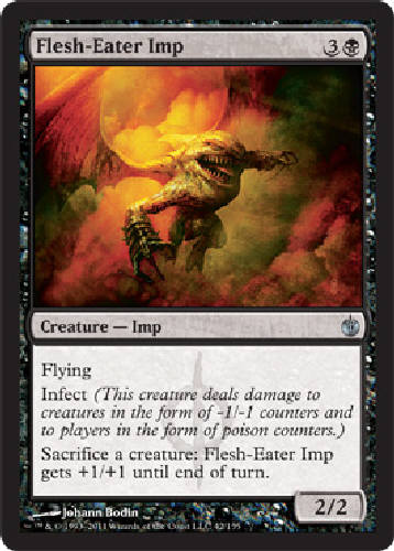 FLESH-EATER IMP Mirrodin Besieged MTG Magic the Gathering Cards DJMagic - Picture 1 of 1