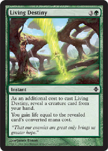 LIVING DESTINY FOIL X4 4 4X Rise of the Eldrazi MTG