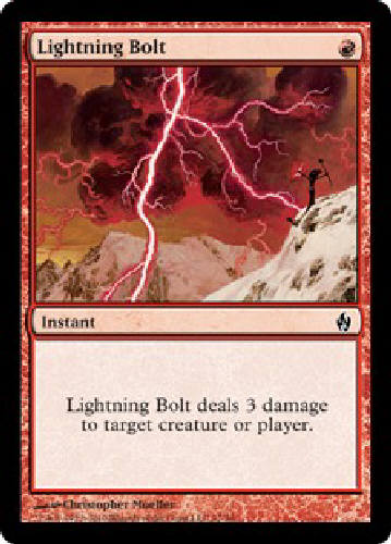 LIGHTNING BOLT FOIL X4 4 4X Fire and Lightning MTG Magic Cards