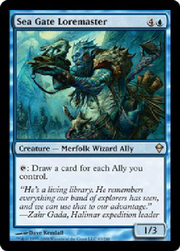 SEA GATE LOREMASTER Zendikar MTG Magic the Gathering Cards DJMagic